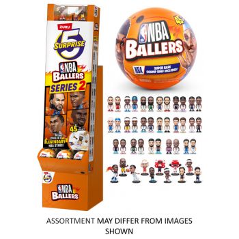 ZURU 5 Surprise NBA Ballers Series 2 assorted ( ONLY SOLD in Display of 60 )