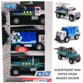 Mighty Fleet Toughest Minis Urban 3pk