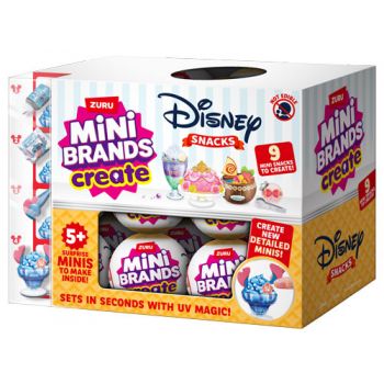Zuru Mini Brands Create - Disney Snacks Series 1 ( ONLY SOLD in Display of 25 ) ( was RRP $16.99 )