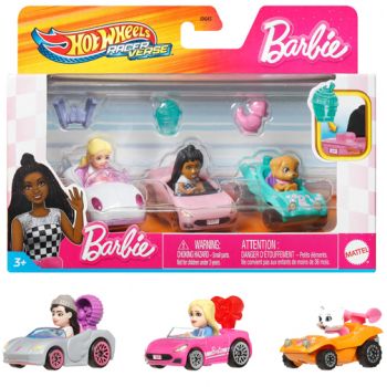 Hot Wheels Barbie Diecast 3 Pack