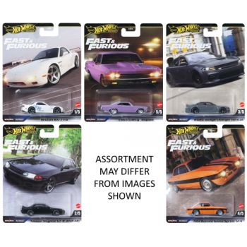 Hot Wheels Fast & Furious PREMIUM assorted ( ONLY SOLD in Carton of 10 )