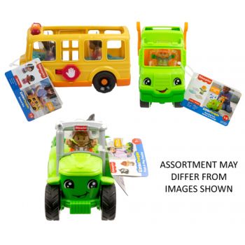 Fisher Price Little People Large Vehicle assorted ( ONLY SOLD in Display of 3 )