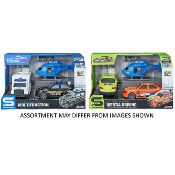 Vehicle 1:20 3Pk Set with Lights & Sounds assorted ( was RRP $39.99 )