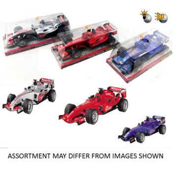 F1 Racing Car Friction with Lights & Sounds assorted