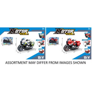 Take Apart Friction Motorcycle assorted