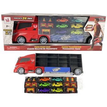 Container Truck Carry Case 50cm 6 Vehicles & Accessories