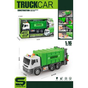 Garbage Truck 1:16 Multifunctional 26cm with Lights & Sounds