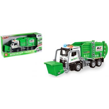 Skip Bin Garbage Truck 34cm with Lights & Sounds