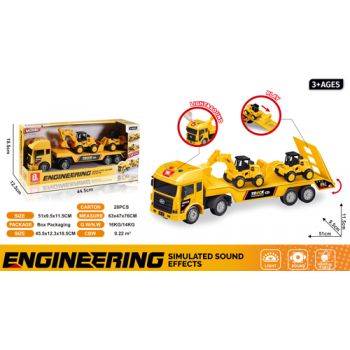 Transporter & Construction Vehicles 1:16 with Lights & Sounds