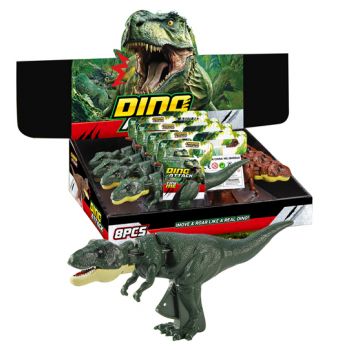 Swinging Dinosaur with Sound assorted Small (ONLY SOLD in Display of 8 )