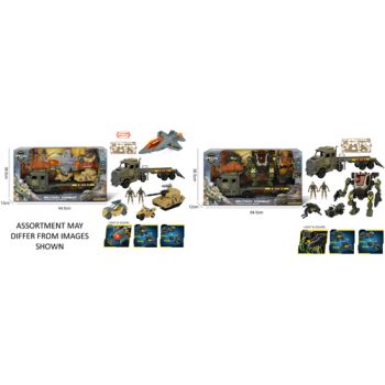 Military Transporter Playset Large assorted
