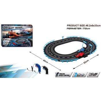 Slot Car Set Electric F1 1:43 172cm Track