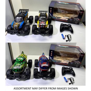 Radio Control 1:14 Off Road Vechicle 2.4Ghz with Lights assorted