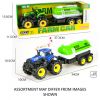 Farm Tractor & Trailer 33cm Friction with Lights & Sounds assorted