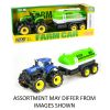 Farm Tractor & Trailer 33cm Friction with Lights & Sounds assorted