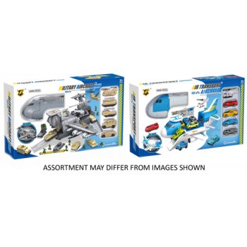 Aircraft Playset with 5 Vehicles & Accessories assorted