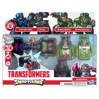 Transformers Swapticons Wild Jungle Mission 5pk