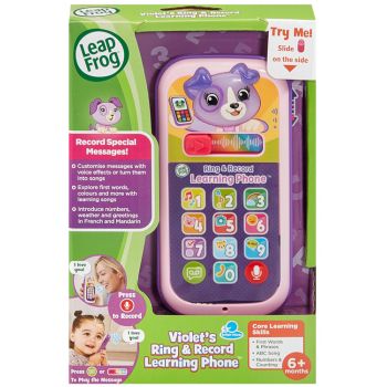 LeapFrog Violet's Ring & Record Learning Phone