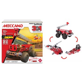 Meccano Masters 3 Multi Model Set - Rescue Squad