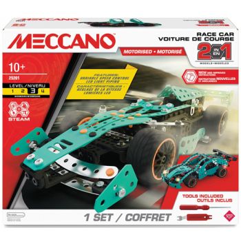 Meccano 2 in 1 Multi Model Set - Race Car