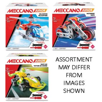 Meccano Junior Action Builds assorted ( ONLY SOLD in Carton of 4 )