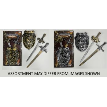 Gladiator Weapon Set with Sheild assorted