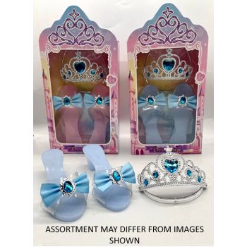 Princess Crown & Shoes Set assorted
