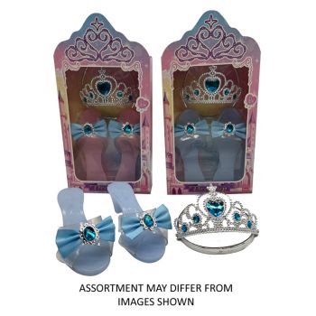 Princess Crown & Shoes Set assorted
