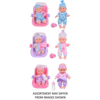 Baby Doll in Carry Capsule 22cm assorted