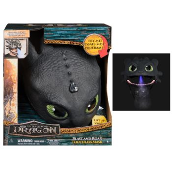 Dragon's Movie Plasma Blast Toothless Mask