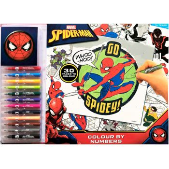 Spiderman Colour by Numbers ( ONLY SOLD in Display of 8 )