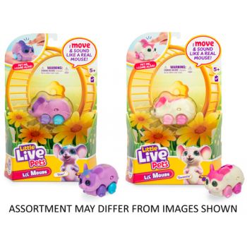Little Live Pets Lil Mouse Single Pack assorted ( ONLY SOLD in Carton of 4 )