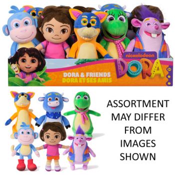 Dora the Explorer Basic Plush Assorted ( ONLY SOLD in Display of 10 ) ( was RRP $17.99 )