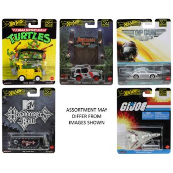 Hot Wheels Premium Pop Culture assorted ( ONLY SOLD in Carton of 10 )