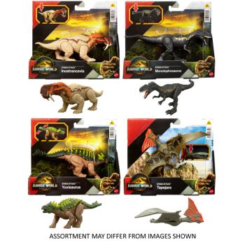 Jurassic World Rebirth Strike Attack assorted ( ONLY SOLD in Carton of 6 )