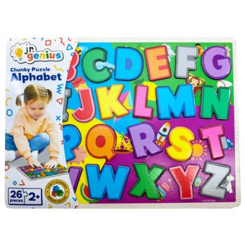Jr.Genius Chunky Puzzle - Alphabet 26pce