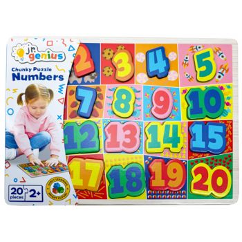Jr.Genius Chunky Puzzle - Numbers 20pce