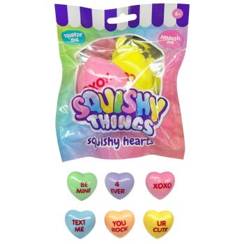 Sticky Squishy Heart 3pc (ONLY SOLD in Display of 12)