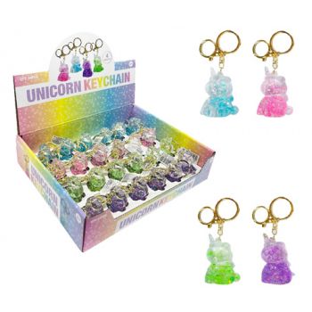 Unicorn KeychainÂ ( ONLY SOLD in Displa of 24 )