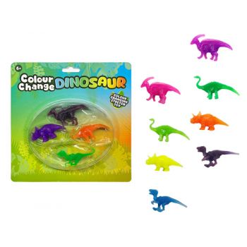 Colour Change Dinosaur 4pc