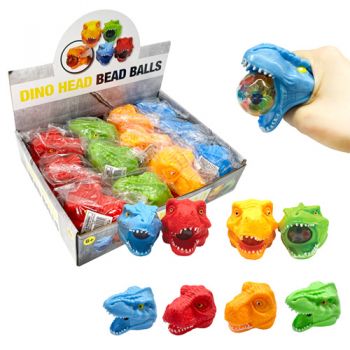 Dino Head Bead Ball ( ONLY SOLD in Display of 12 )