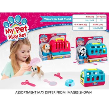 My Pet Dog Playset in Carry Case assorted