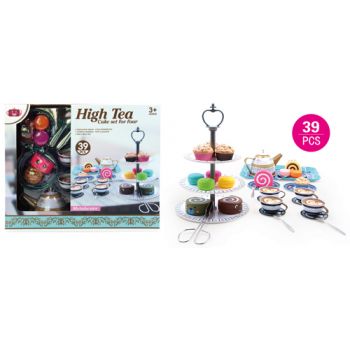 Metal High Tea Cake Playset 39pc ( was RRP $49.99 )