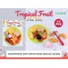 Play Food in Basket Pull Apart assorted