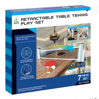 Table Tennis Set Retractable Net