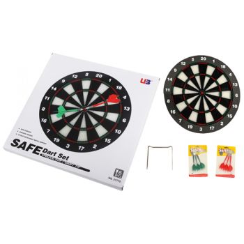 Dart Board Set Soft Tip with 6 Darts