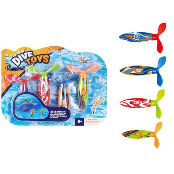Dive Spinning Torpedoes 4 Pk