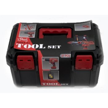 Tool Set Carry Case with Drill 27pc Electric