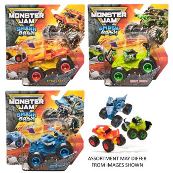 Monster Jam 1:64 Smash & Bash assorted ( ONLY SOLD in Carton of 3 )
