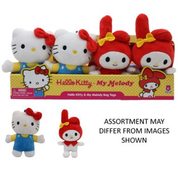 Hello Kitty Bag Tags Wave 4 assorted ( ONLY SOLD in Display of 12 )